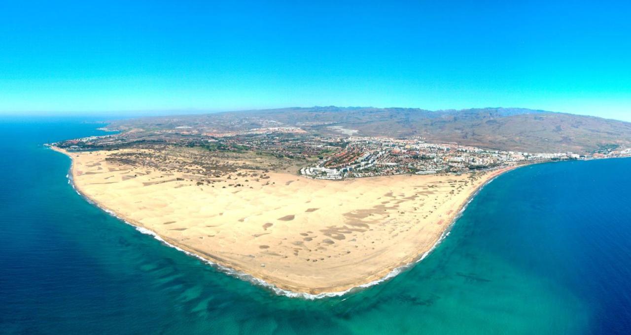 Primera Linea De Playa Del Ingles Y Las Dunas De Maspalomas Exterior photo