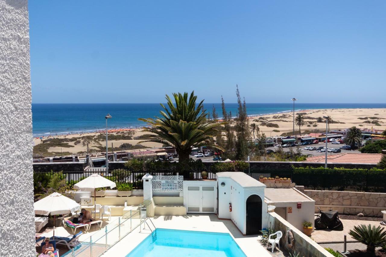 Primera Linea De Playa Del Ingles Y Las Dunas De Maspalomas Exterior photo