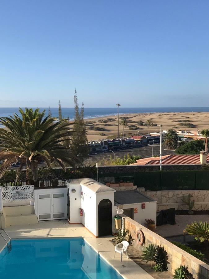 Primera Linea De Playa Del Ingles Y Las Dunas De Maspalomas Exterior photo