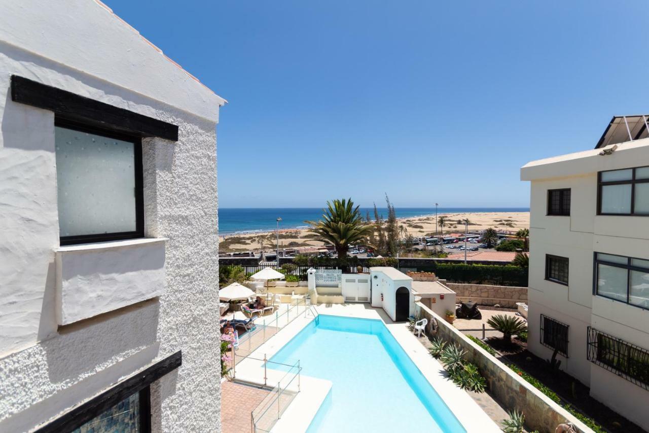 Primera Linea De Playa Del Ingles Y Las Dunas De Maspalomas Exterior photo